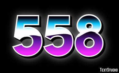 558 Texteffekt