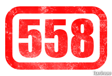 558 Text effect