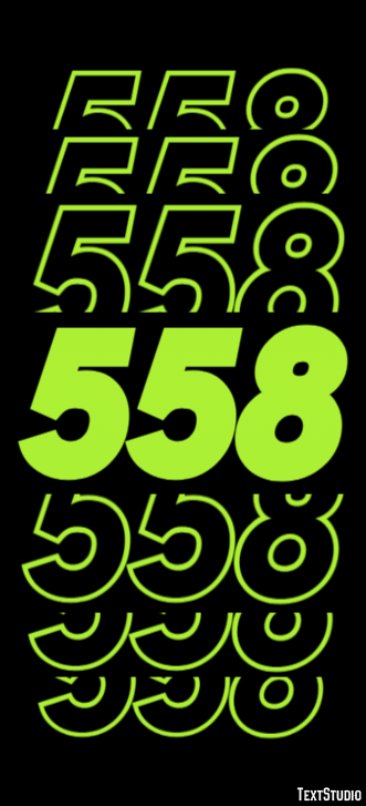558 Efecto de Texto