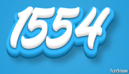 1554 Efekt tekstowy