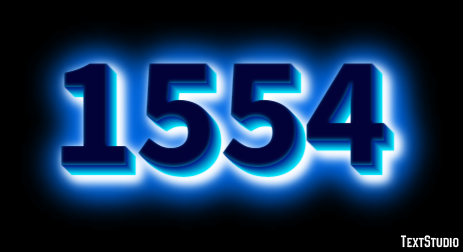1554 Text Effect