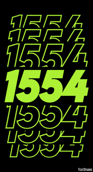 1554 Efekt tekstowy