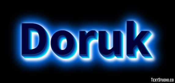 Doruk Effetto testo