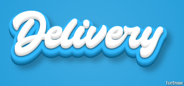 Delivery Effetto testo