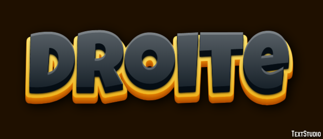 Droite Text Effect