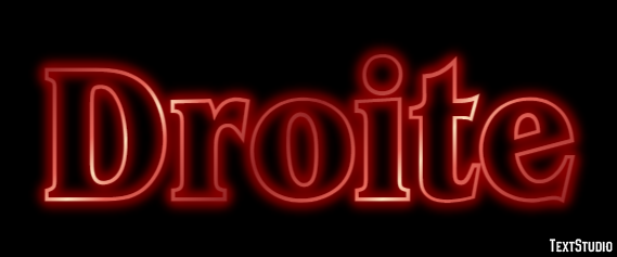 Droite Texteffekt