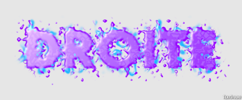 Droite Text Effect