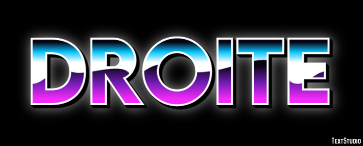 Droite Texteffekt