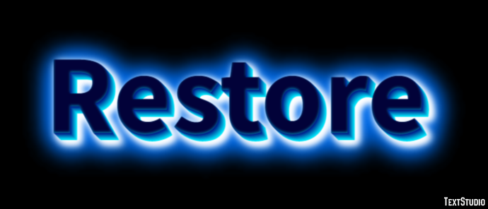 Restore Text Effect