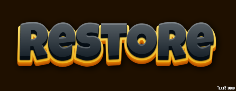 Restore Text Effect