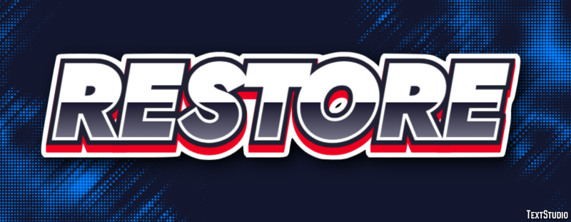 Restore Text Effect