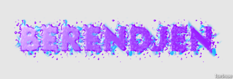 Berendjen Efecto de texto