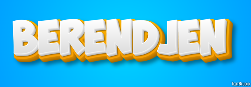 Berendjen Efecto de texto