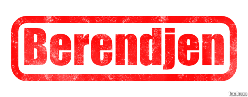 Berendjen Efecto de Texto