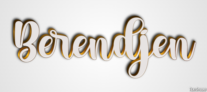 Berendjen Efecto de texto