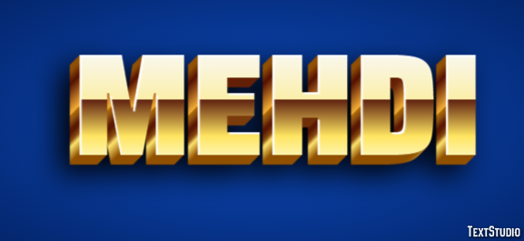 Mehdi Text effect