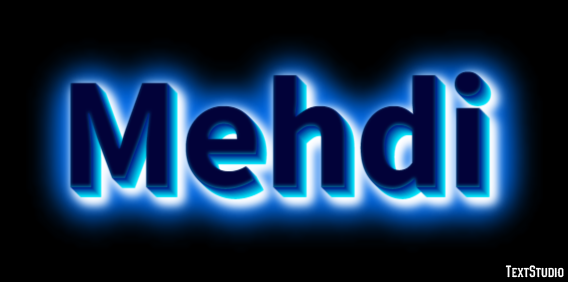 Mehdi Text effect
