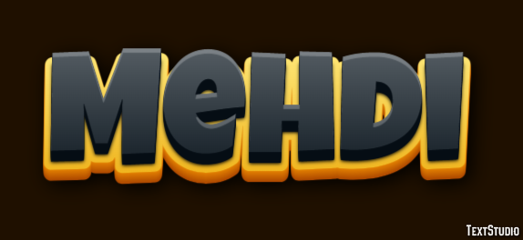 Mehdi Text effect
