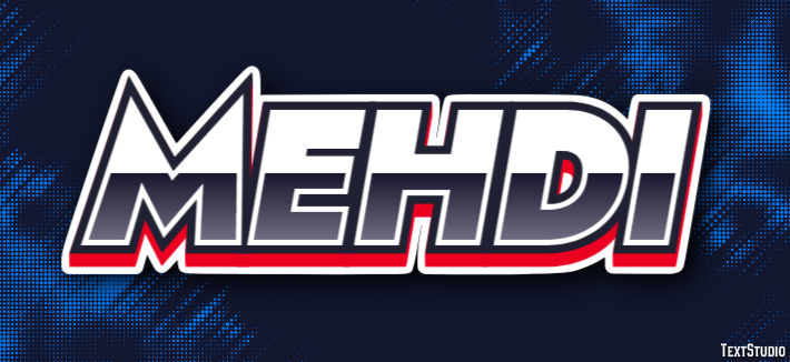 Mehdi Text effect