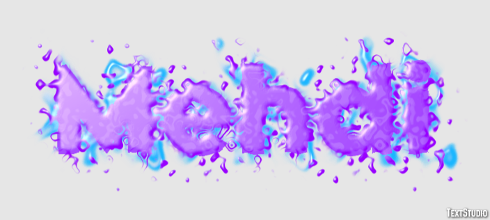 Mehdi Text effect