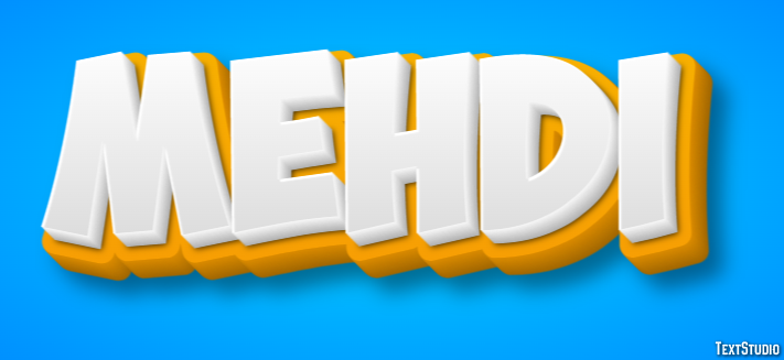 Mehdi Text Effect