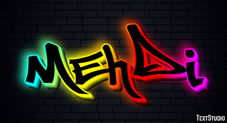 Mehdi Text effect