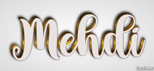 Mehdi Text Effect