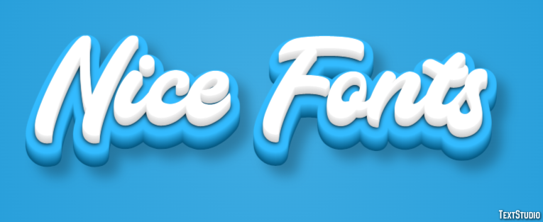 Nice Fonts Text Effect