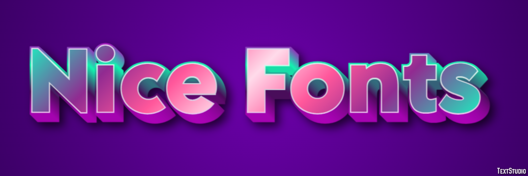 Nice Fonts Text Effect