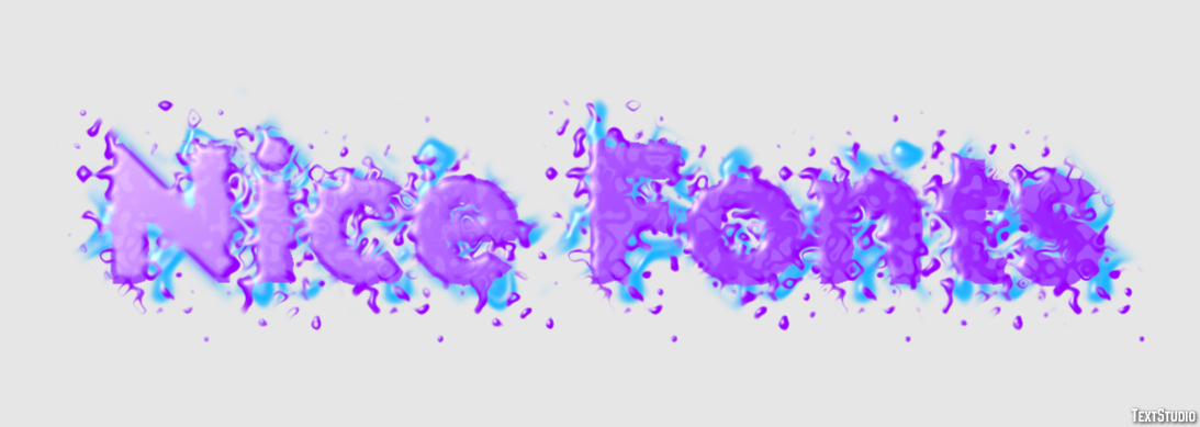 Nice Fonts Effetto testo