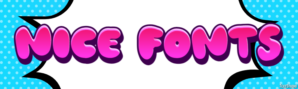 Nice Fonts Effetto testo