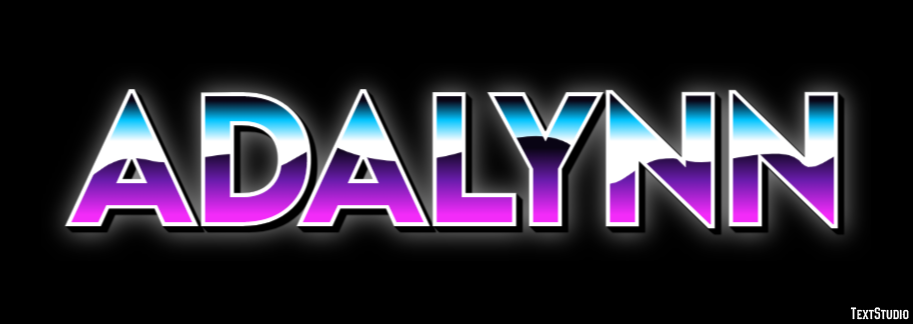 Adalynn Text Effect