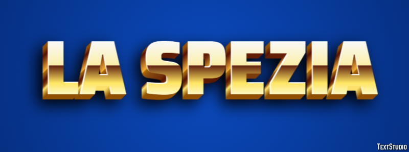 La Spezia Efeito de texto