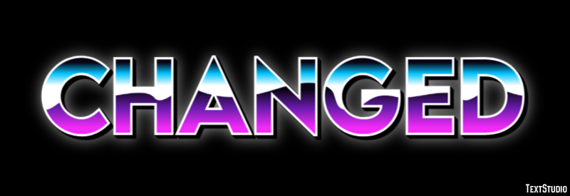 Changed Text Effect