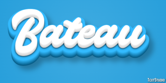 Bateau Effet de Texte