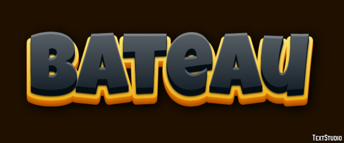 Bateau Effet de Texte
