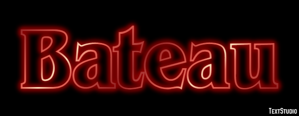 Bateau Texteffekt