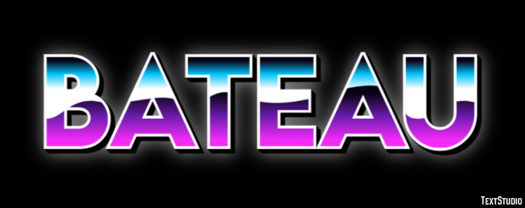 Bateau Texteffekt