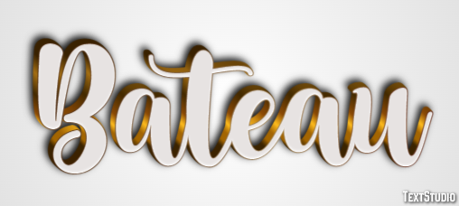 Bateau Texteffekt