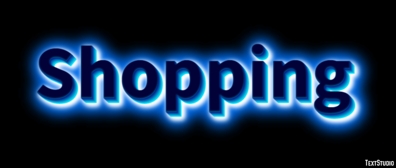 Shopping Text Effect