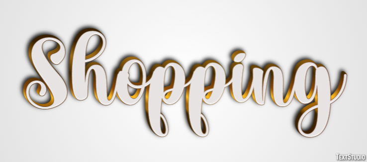 Shopping Text Effect