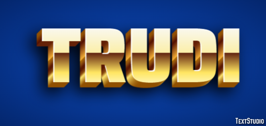 Trudi Text Effect