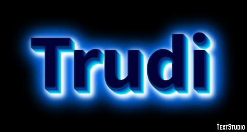 Trudi Text Effect