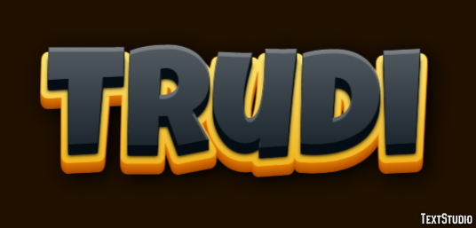 Trudi Text Effect
