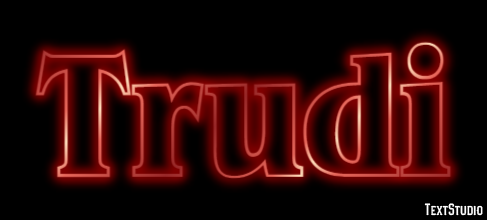 Trudi Text Effect