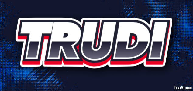 Trudi Text Effect