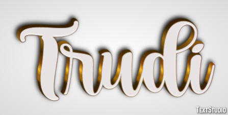 Trudi Text Effect