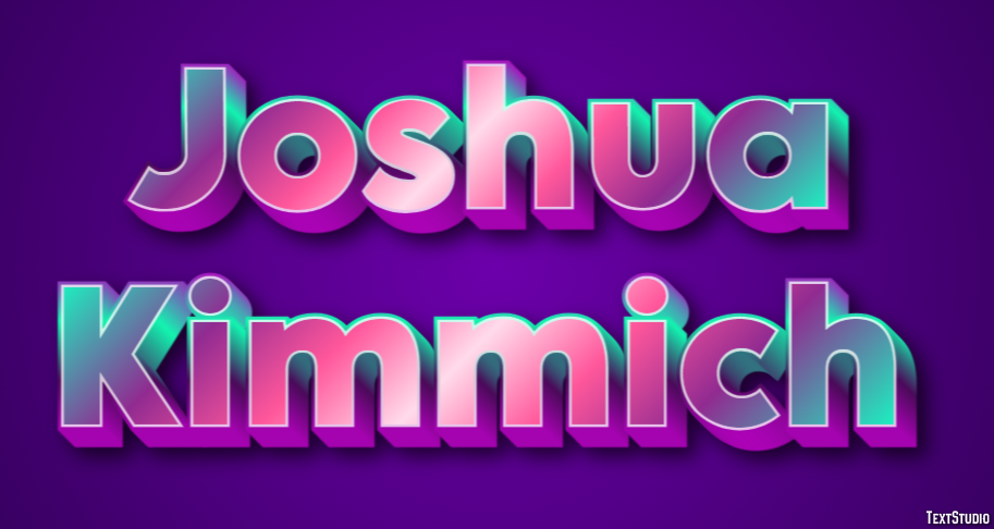 Joshua Kimmich Efeito de texto