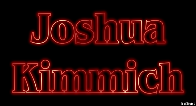 Joshua Kimmich Efeito de texto