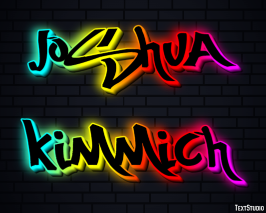 Joshua Kimmich Efeito de texto